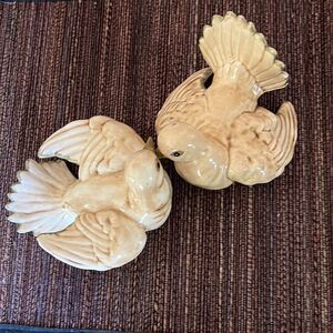 Ceramic Vintage turtle doves made in Japan